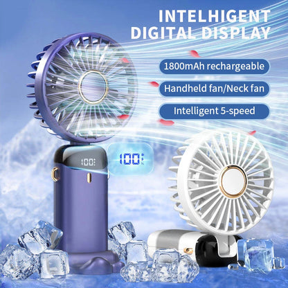 Mini ventilateur portable 5 vitesses